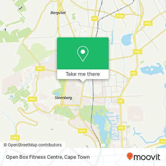 Open Box Fitness Centre map