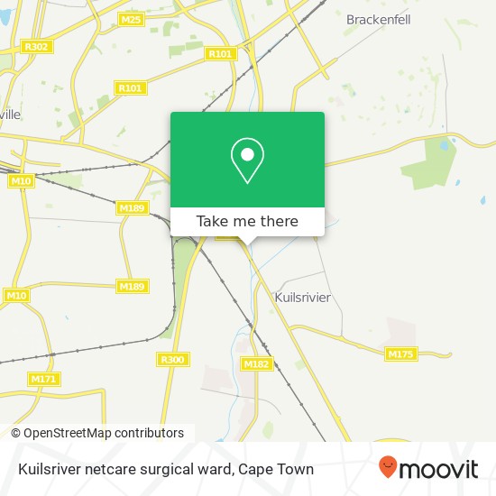 Kuilsriver netcare surgical ward map