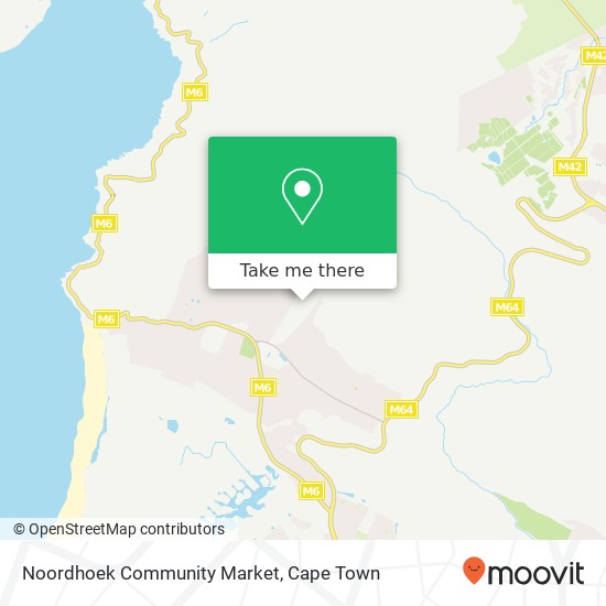 Noordhoek Community Market map