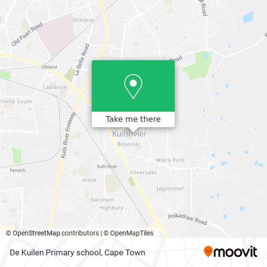 De Kuilen Primary school map