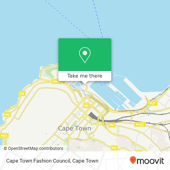 Cape Town Fashion Council map