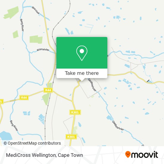 MediCross Wellington map
