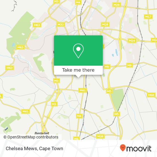 Chelsea Mews map