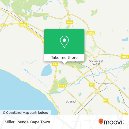 Miller Lounge map