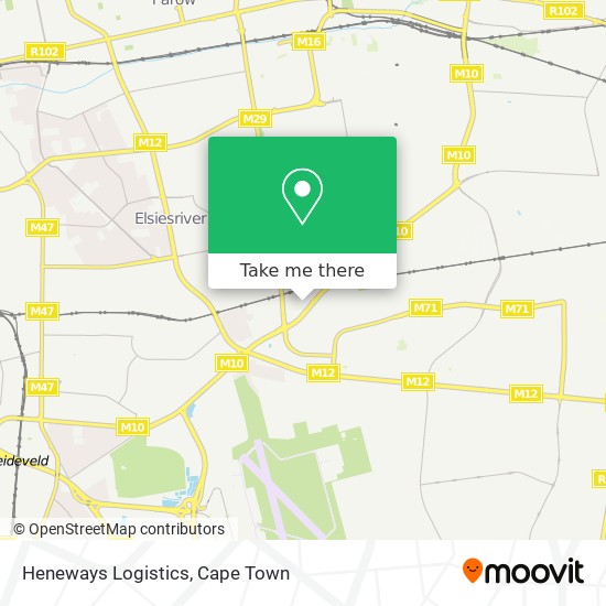 Heneways Logistics map