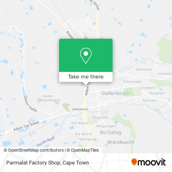 Parmalat Factory Shop map