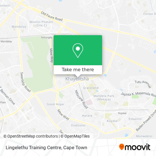 Lingelethu Training Centre map