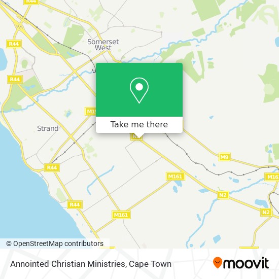 Annointed Christian Ministries map
