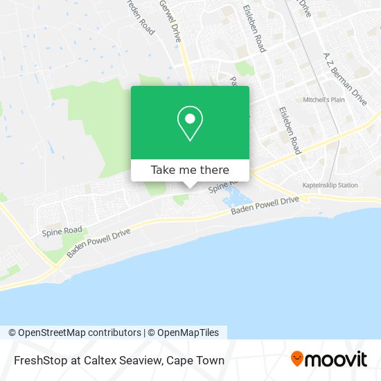 FreshStop at Caltex Seaview map