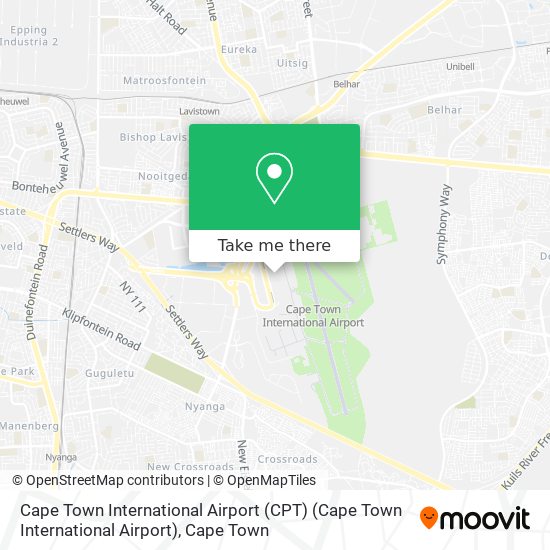 Cape Town International Airport (CPT) (Cape Town International Airport) map