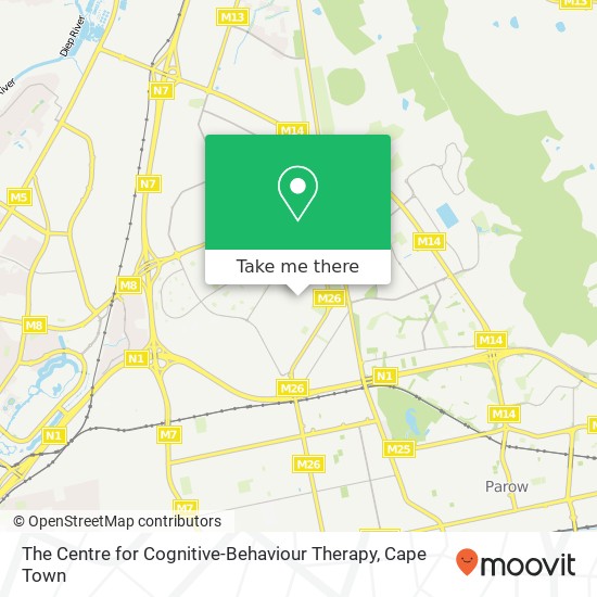 The Centre for Cognitive-Behaviour Therapy map