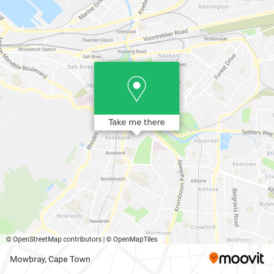 Mowbray map