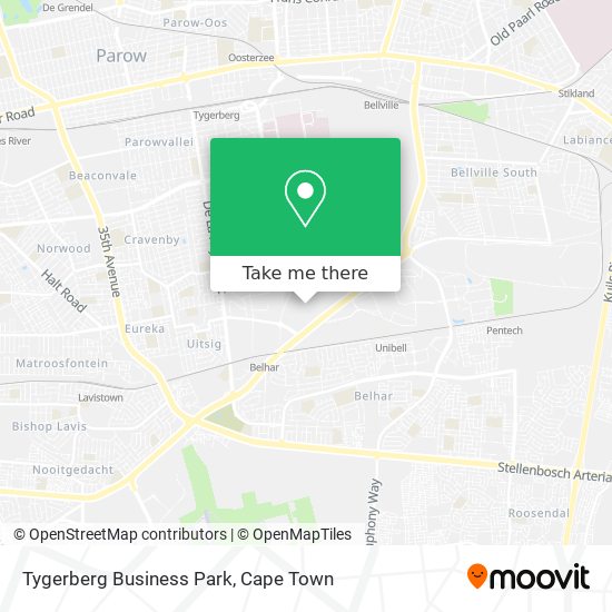 Tygerberg Business Park map