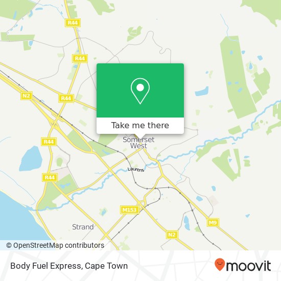 Body Fuel Express map
