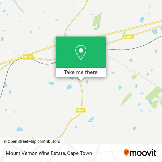 Mount Vernon Wine Estate map