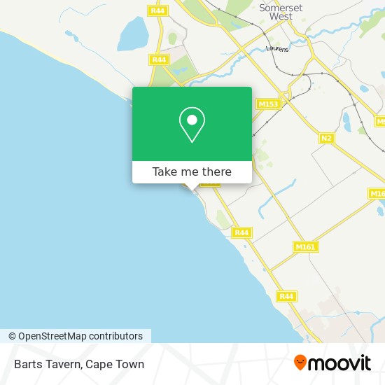 Barts Tavern map