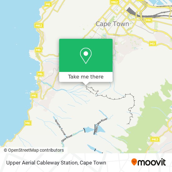 Upper Aerial Cableway Station map