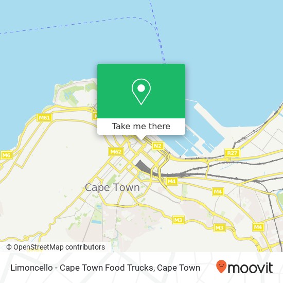 Limoncello - Cape Town Food Trucks map