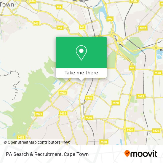 PA Search & Recruitment map