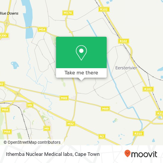 Ithemba Nuclear Medical labs map
