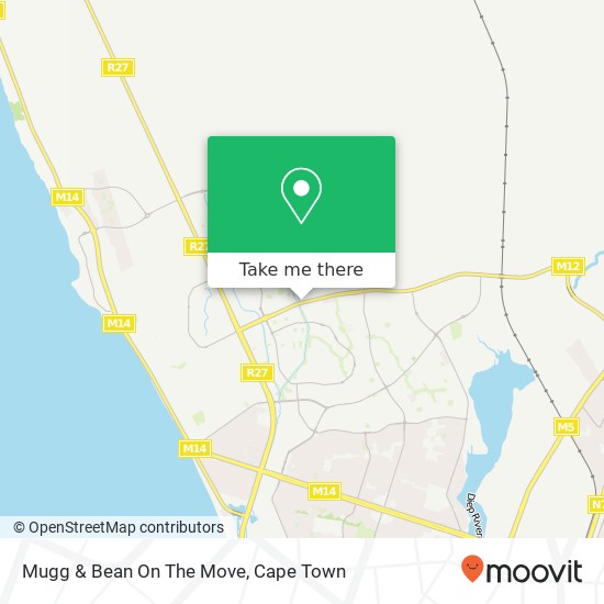 Mugg & Bean On The Move map