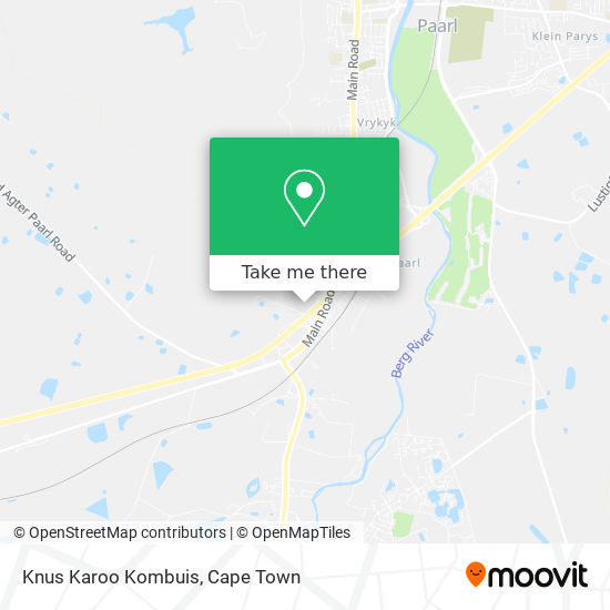 Knus Karoo Kombuis map