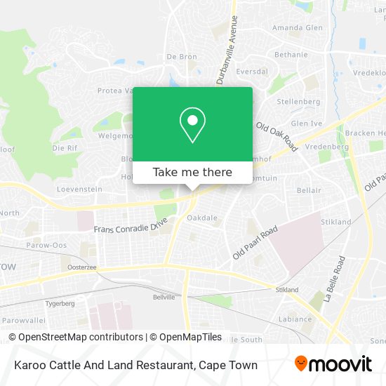 Karoo Cattle And Land Restaurant map