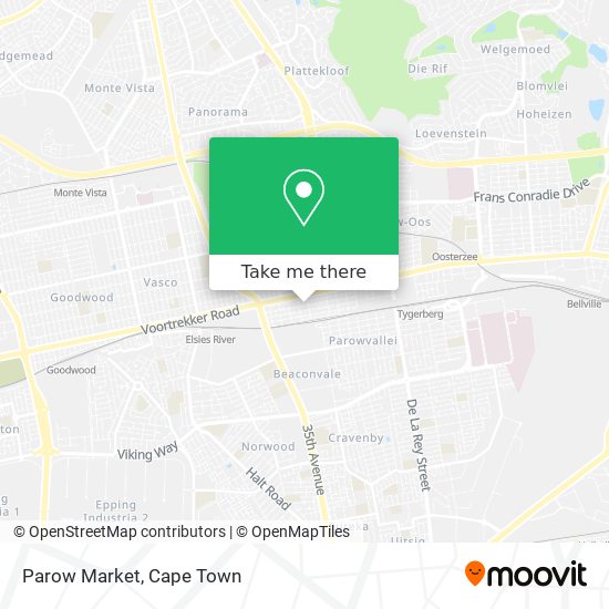 Parow Market map