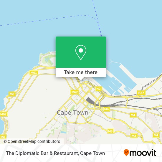 The Diplomatic Bar & Restaurant map