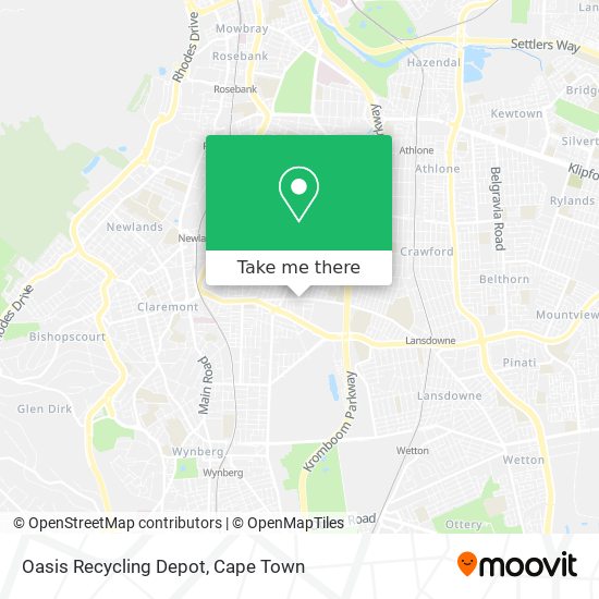 Oasis Recycling Depot map