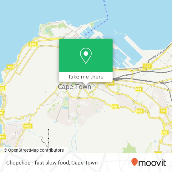 Chopchop - fast slow food map