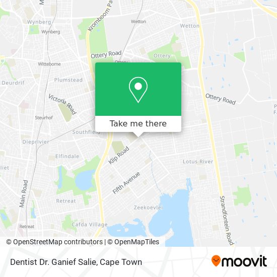 Dentist Dr. Ganief Salie map