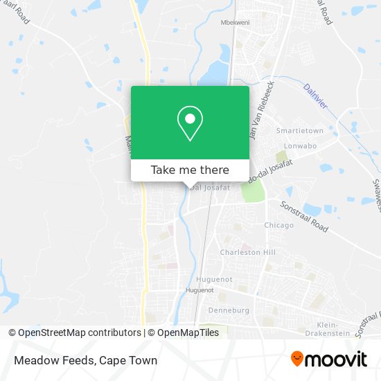 Meadow Feeds map