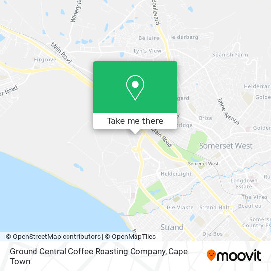 Ground Central Coffee Roasting Company map