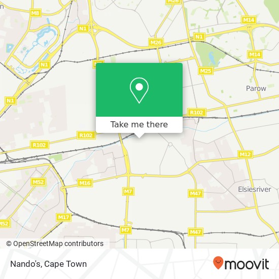 Nando's map