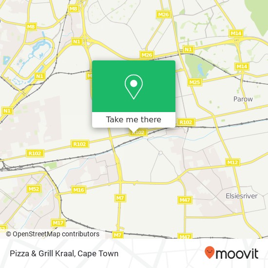 Pizza & Grill Kraal map