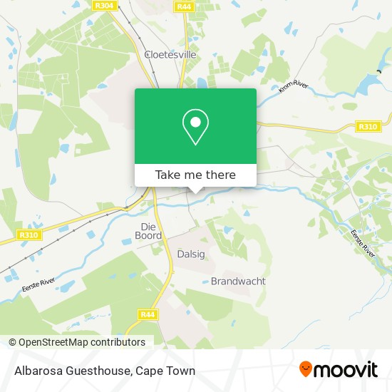 Albarosa Guesthouse map