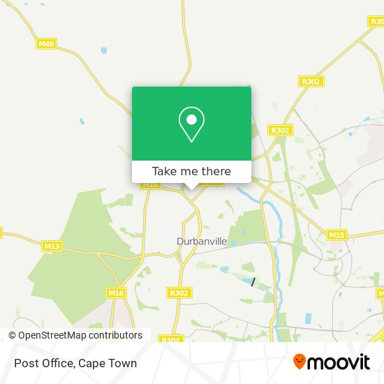 Post Office map