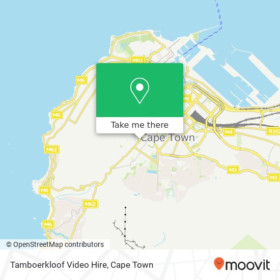 Tamboerkloof Video Hire map