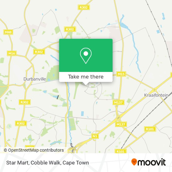 Star Mart, Cobble Walk map