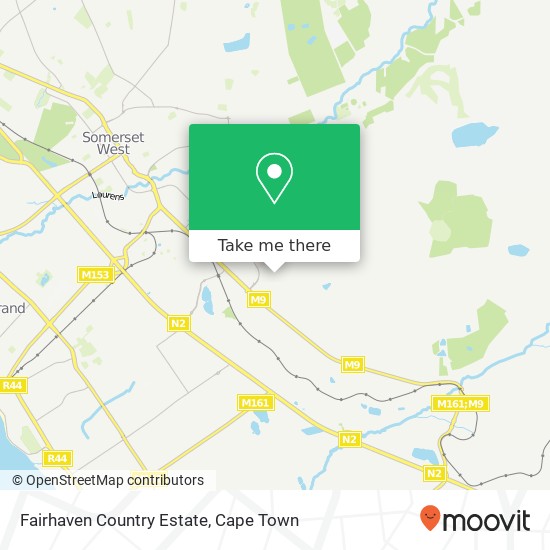 Fairhaven Country Estate map