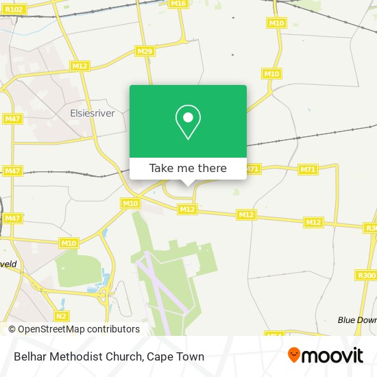 Belhar Methodist Church map