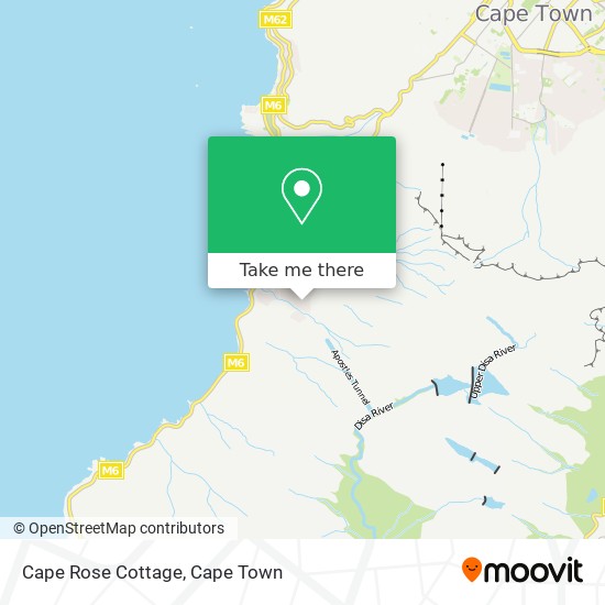 Cape Rose Cottage map