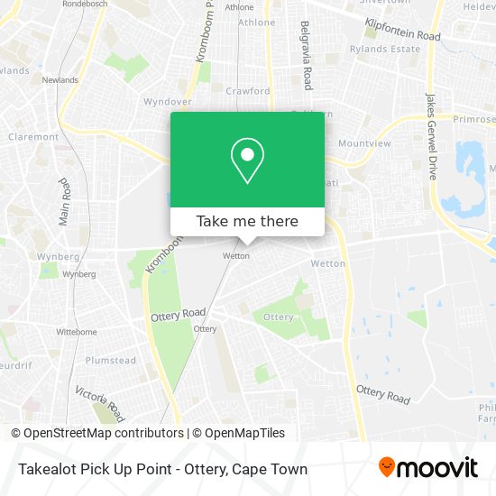 Takealot Pick Up Point - Ottery map