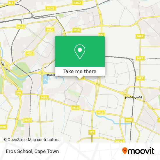 Eros School map