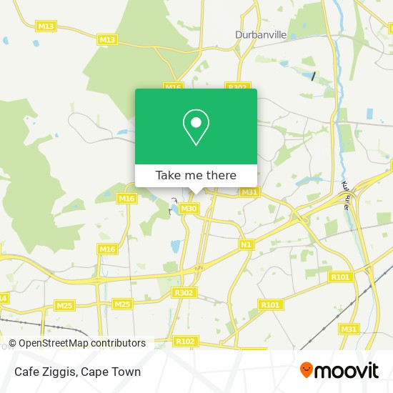 Cafe Ziggis map