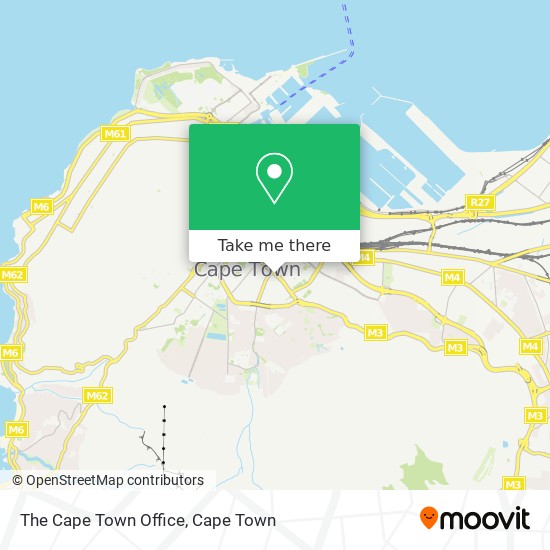 The Cape Town Office map