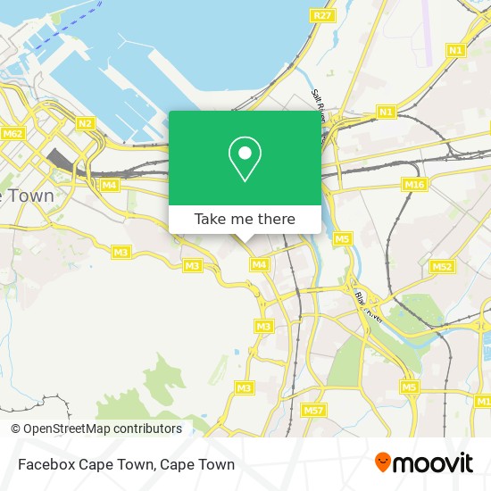 Facebox Cape Town map