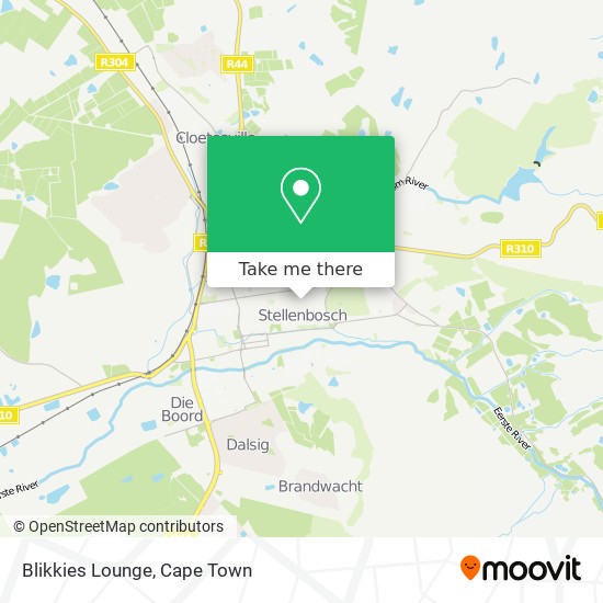 Blikkies Lounge map