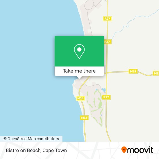 Bistro on Beach map